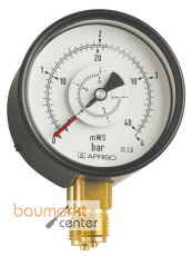 AFRISO Rohrfeder-Differenzdruckmanometer