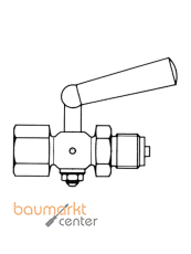 AFRISO Manometer-Absperrhahn G1/2
