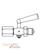 AFRISO Manometer-Absperrhahn G1/2