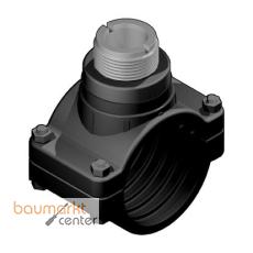 Aliaxis Inst. Anbohrschelle f. PVC-U/PVC-C  Rohr, O-Ring FKM da110