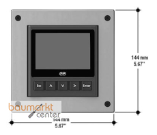 Aliaxis Anzeigegert u. Transmitter, Wand-Mon tage, 2-Draht, 110-230VAC