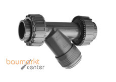 Aliaxis Schmutzfnger PVC-U R3/8 FKM Verschraubung Gewindemuffe RVUFV-FKM