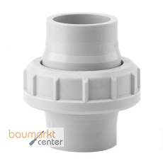 Aliaxis Verschraubung PP-H  20 mm SDR 11 EPDM mit Ueberwurfmutter,z.Stumpfschweissen