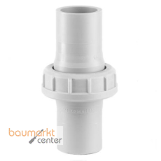 Aliaxis Verschraubung PP-H  50mm SDR 11 lang Dichtung FKM, zum Stupfschweissen