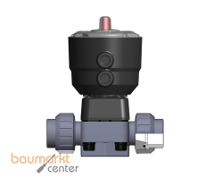 Aliaxis 2/2-Wege-Membranventil 382 PVC-U d20 DKUIV/CP-NO EPDM