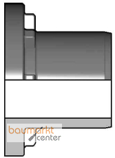 Aliaxis Klebestutzen PVC-U d 63 PVC-U