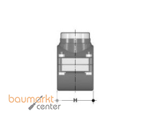 Aliaxis Anbohrschelle PVC-U UIFV d 50 x R 1