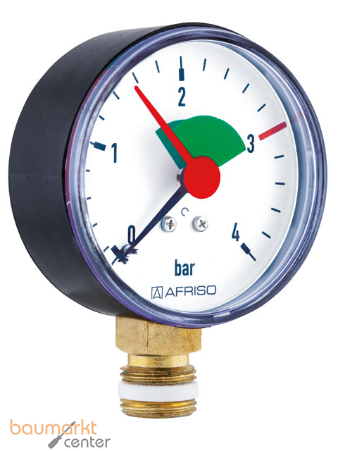 AFRISO Heizungsmanometer HZ 80