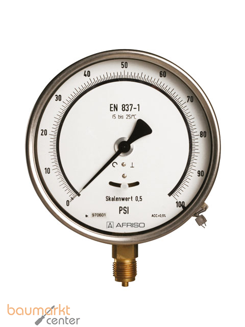 AFRISO Rohrfeder-Feinmessmanometer