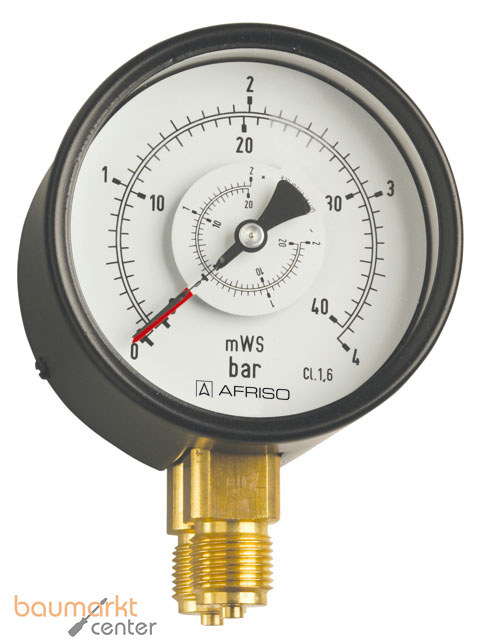 AFRISO Rohrfeder-Differenzdruckmanometer