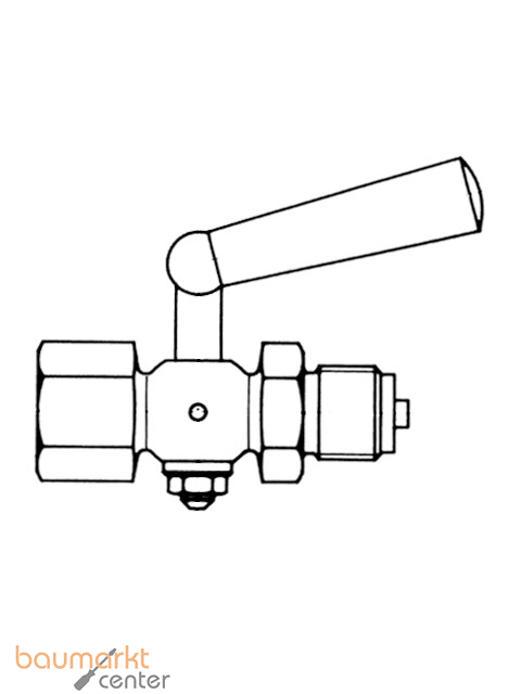 AFRISO Manometer-Absperrhahn G1/2