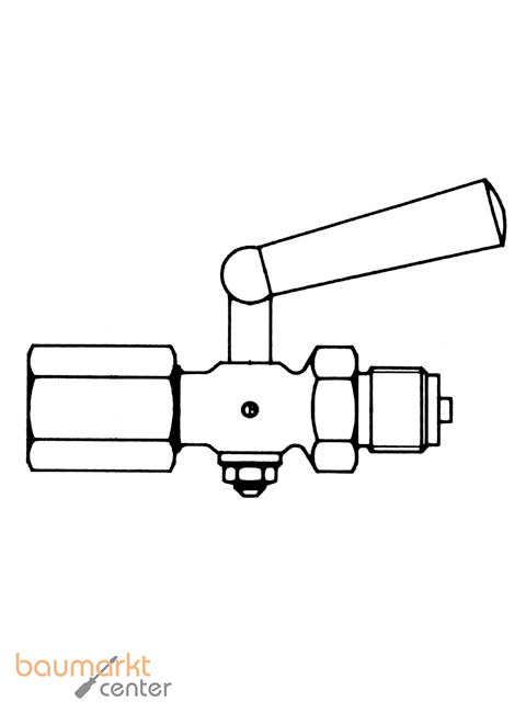 AFRISO Manometer-Absperrhahn G1/2