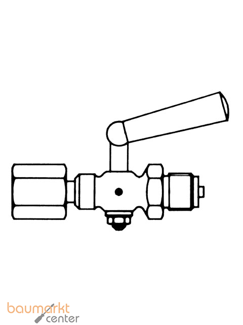 AFRISO Manometer-Absperrhahn G1/2