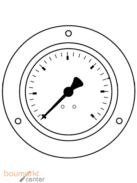 AFRISO Rohrfeder-Standardmanometer