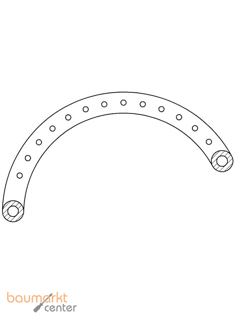 AFRISO Saugleitung 6 x 3 mm gelocht