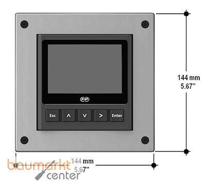 Aliaxis Anzeigegert u. Transmitter, Wand-Mon tage, 2-Draht, 110-230VAC