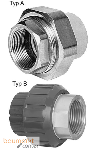 Aliaxis ABS/MS berg-Verschrau.IG d63xR2 Klebmuff/IG Messing EPDM BIFOA-EPDM