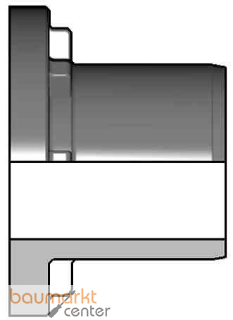 Aliaxis Klebestutzen PVC-U d 90 PVC-U